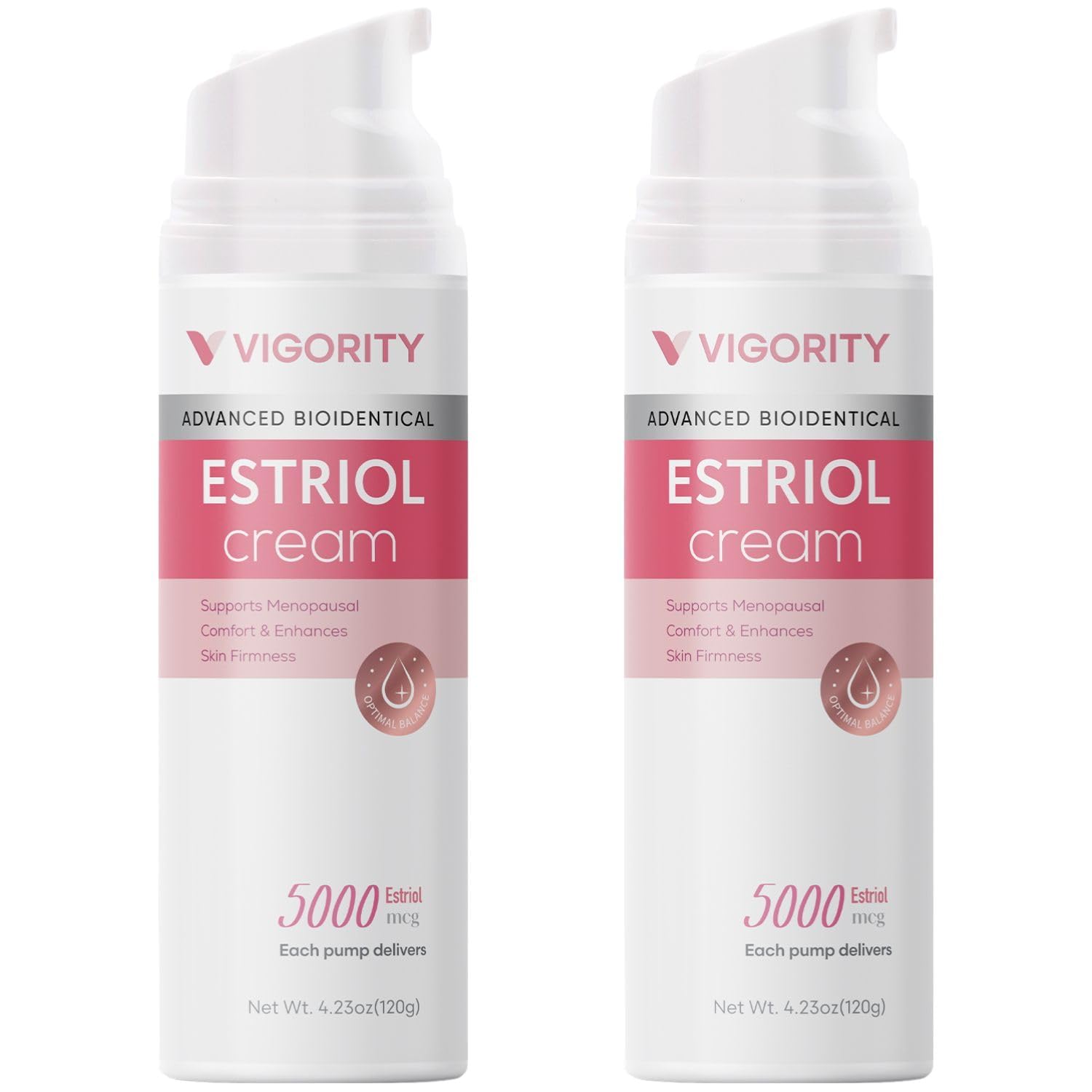 Vigority Bioidentical Estriol Face Cream for Women - Natural Estrogen