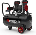 10 Gallon Ultra Quiet Air Compressor - Portable 2HP Oil-Free