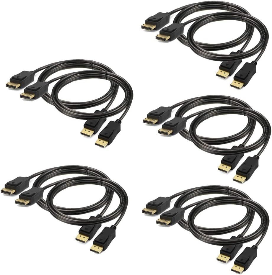 Crystal Clear 1440P@144Hz DisplayPort Cable 6ft x10