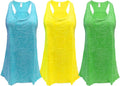Epic MMA Gear Flowy Racerback Tank Top Pack of 3 - Comfortable Women's