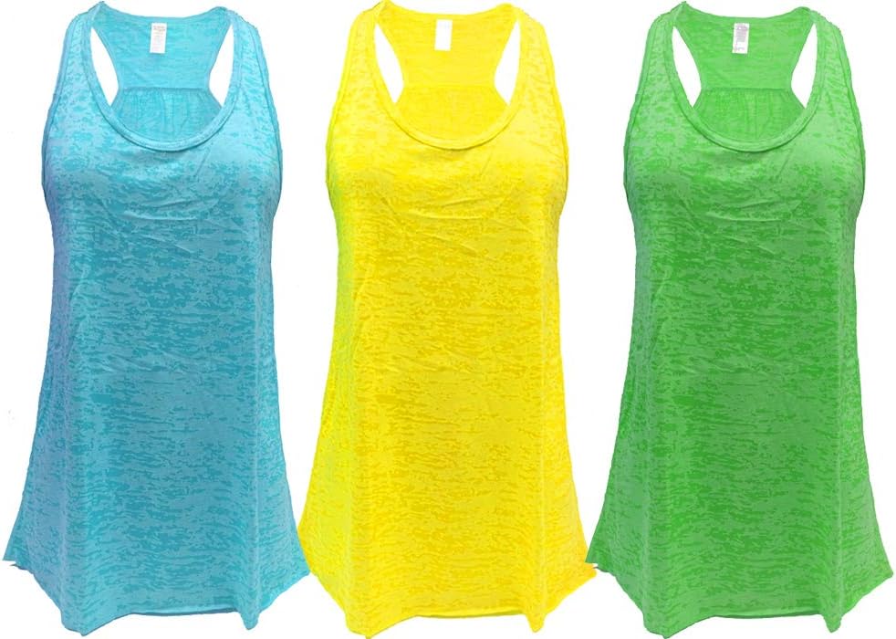 Epic MMA Gear Flowy Racerback Tank Top Pack of 3 for All Sizes