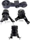 TRQ Engine & Transmission Mount Kit Front Passenger Side - OEM Fit
