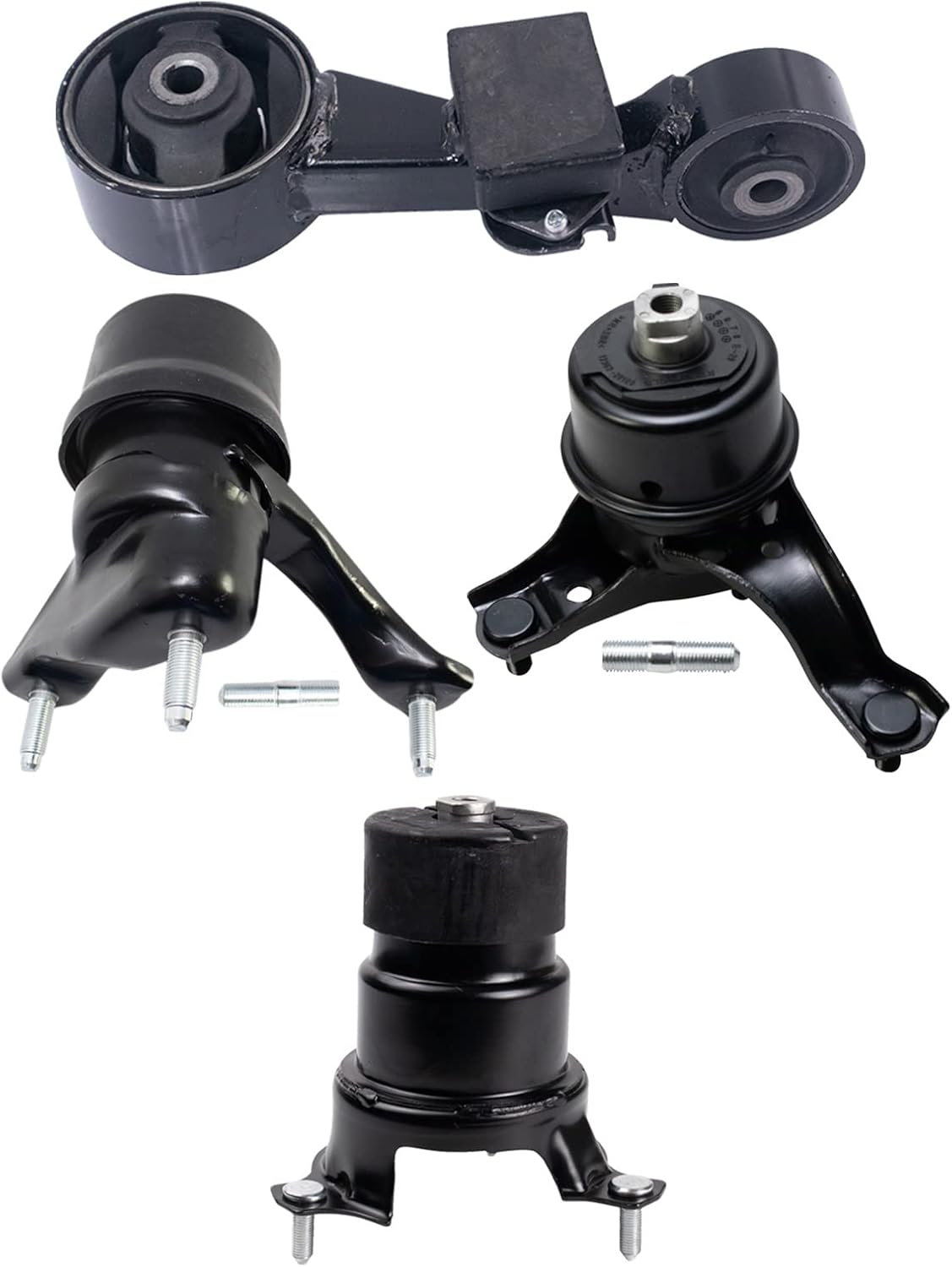 TRQ Engine & Transmission Mount Kit for 2012-2017 Toyota Camry