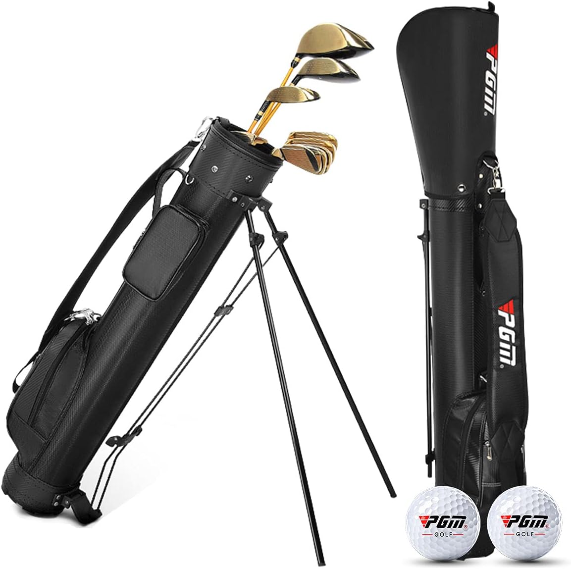 PGM Lightweight Golf Stand Bag - Easy Carry & Durable