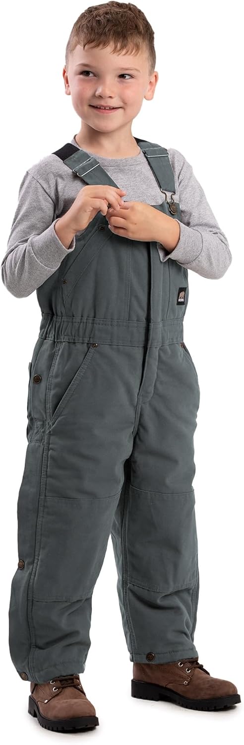 Berne Youth Softstone Insulated Bib Overall for Ultimate Comfort