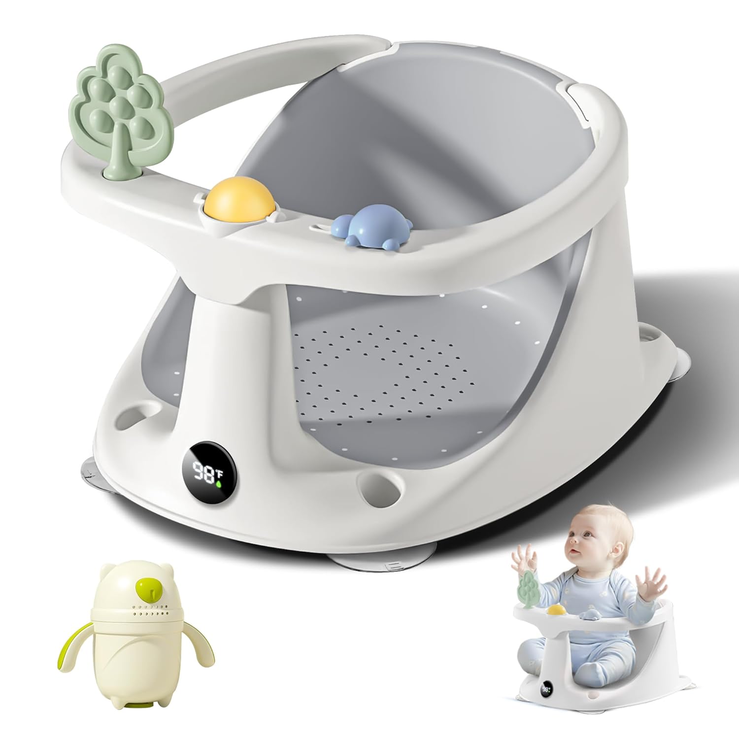 Safe & Comfy Baby Bath Seat