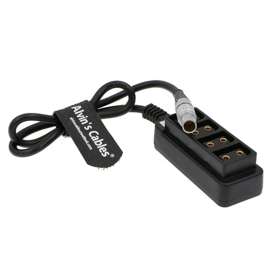 Alvin's Cables 2 Pin Male to 4 D Tap Female Splitter Cable