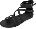 Women's Gladiator Strap Fisherman Sandals - Comfortable Flat Summer