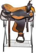 Saddle Rack Portable Folding Horse Saddle Stand - Sturdy, Foldable