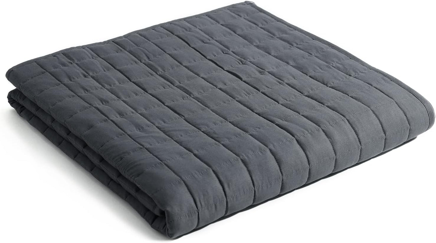 YnM 25lbs Weighted Blanket for Optimal Sleep and Comfort