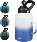 1 Gallon Insulated Water Bottle with Handle - Large 128oz Sky