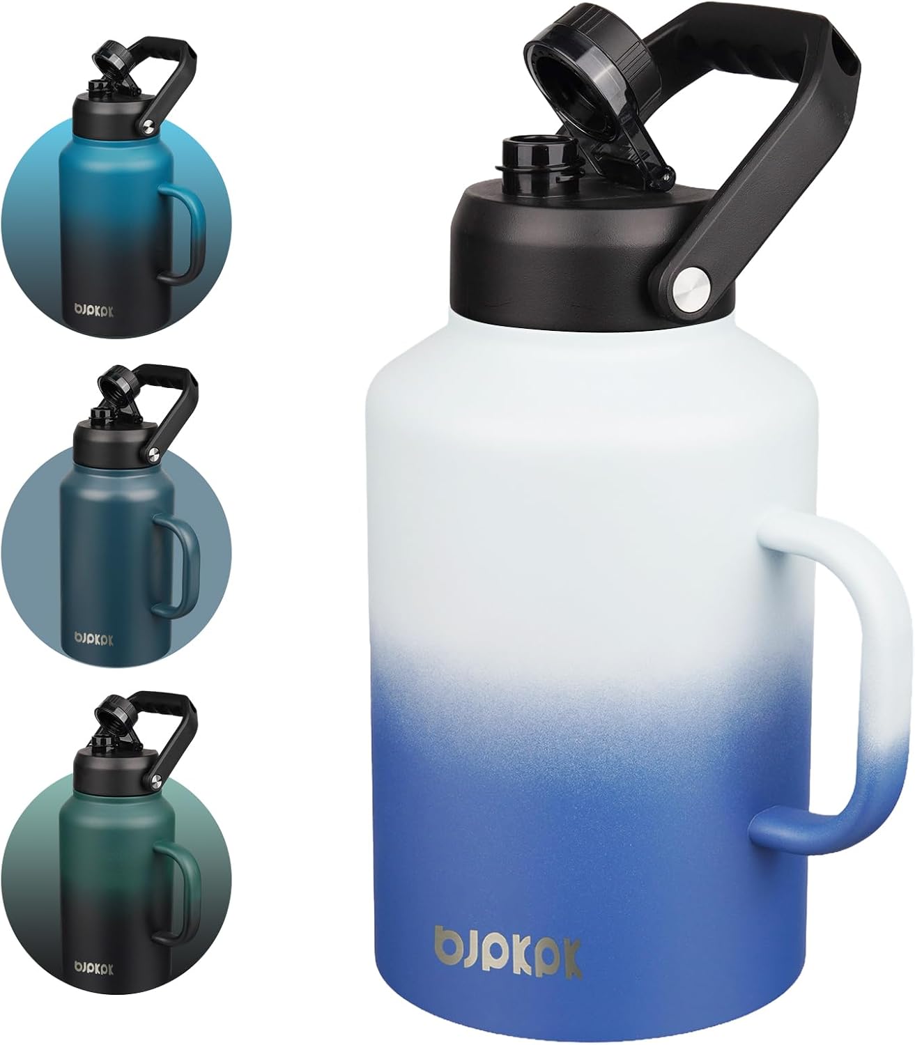 1 Gallon Insulated Water Bottle with Handle for All Occasions