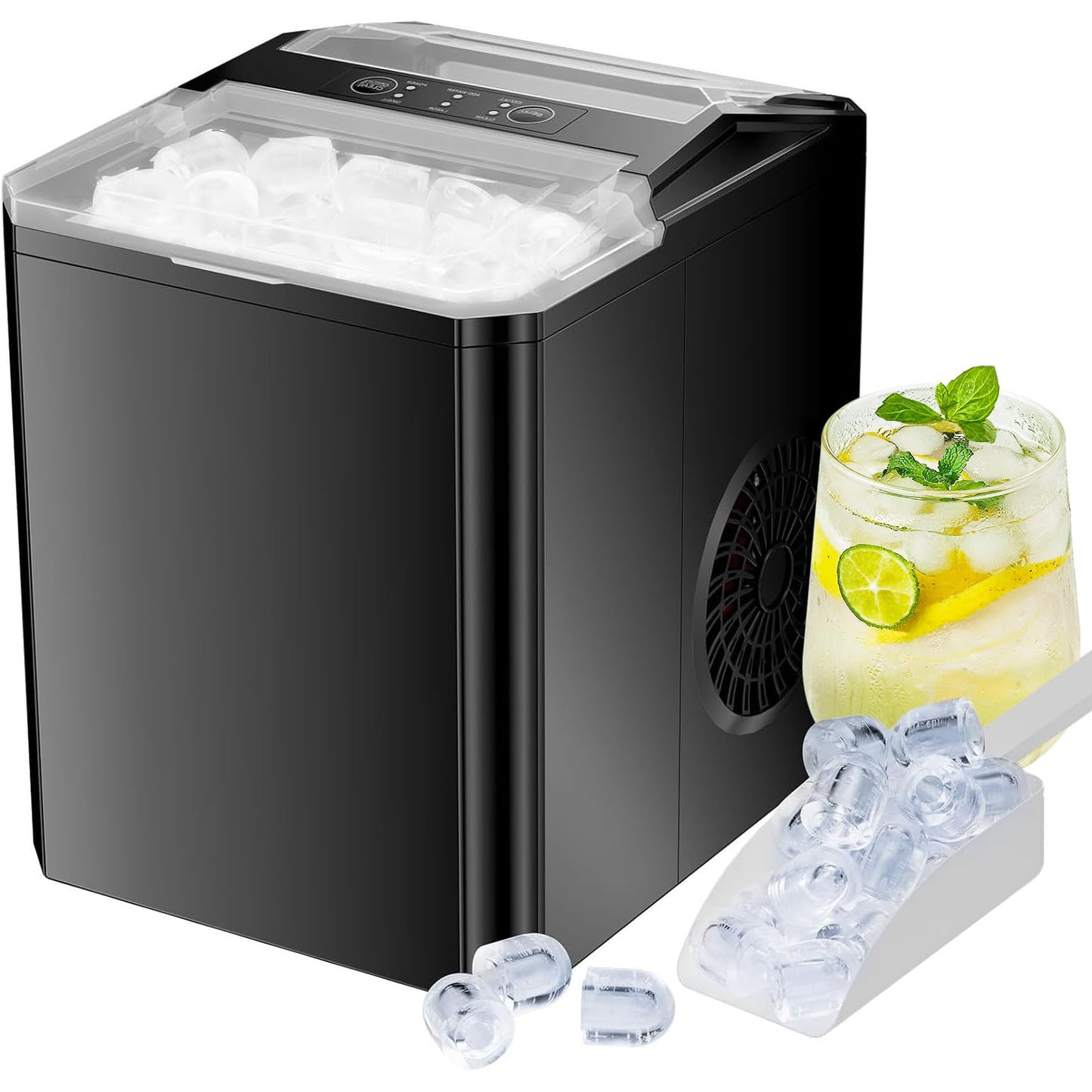 Effortless Ice Making: Atilioo Portable Self-Cleaning Ice Maker