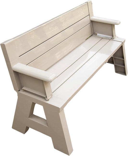 Gen 1 2-in-1 Outdoor Convertible Bench for Patio & Garden