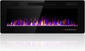 36 Inch Electric Fireplace Insert Ultra-Thin - Sleek Wall Heater