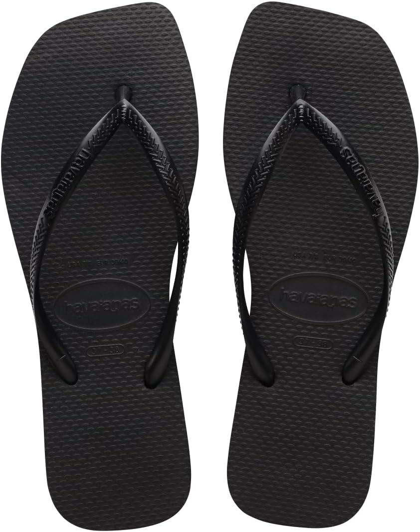 Havaianas Women Slim Square Sandal - Chic Black Summer Footwear