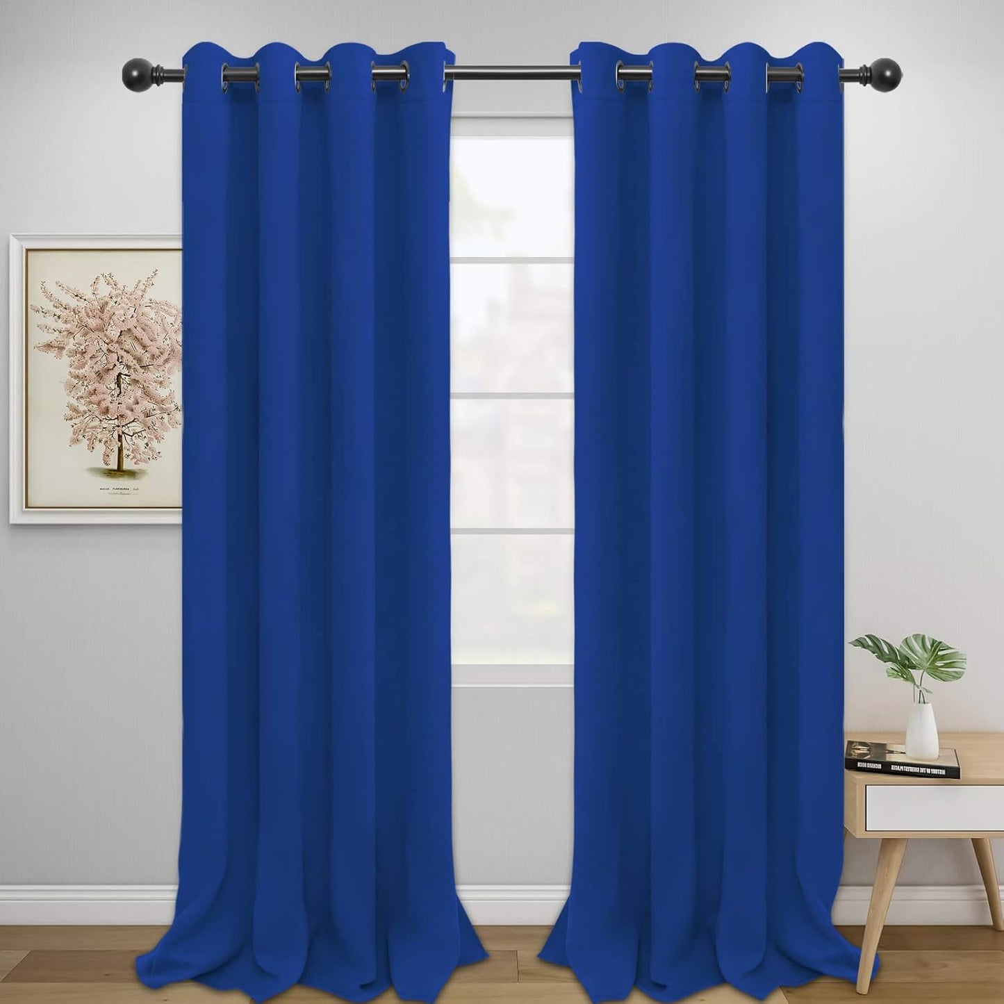 Easy-Going Blackout Curtains for Bedroom and Living Room Use