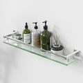 Alise Bathroom Shelf Wall Mounted 24 in Glass Shelf - Large Capacity