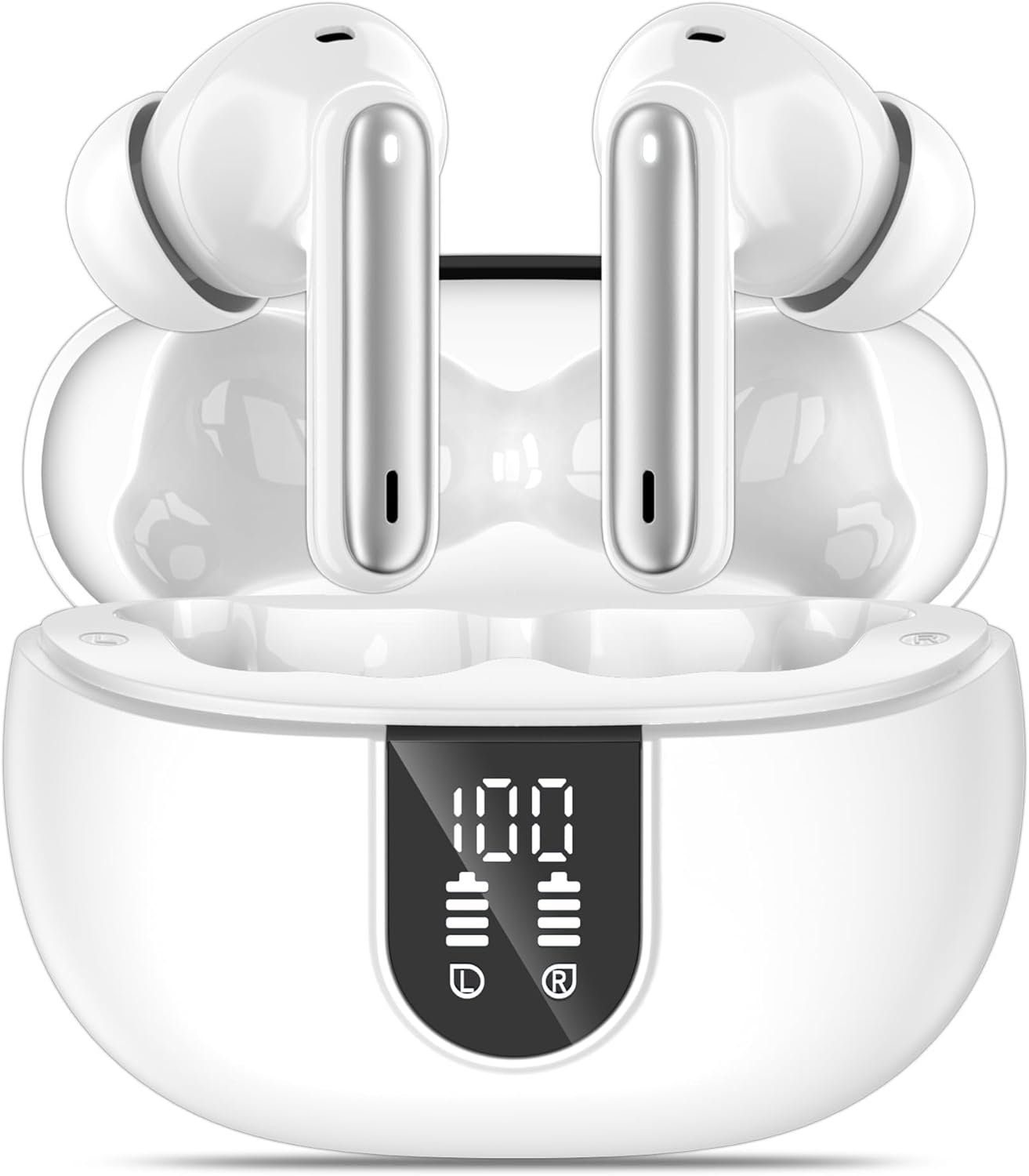MoBadeety - 40Hrs Playtime Bluetooth Earbuds