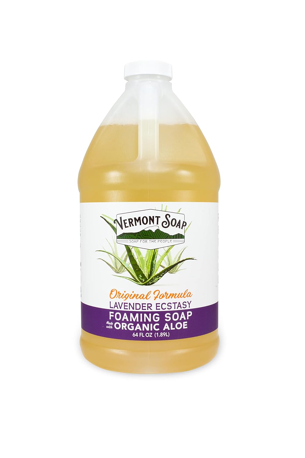 Organic Lavender Foaming Hand Soap for Dry Skin - 64 oz