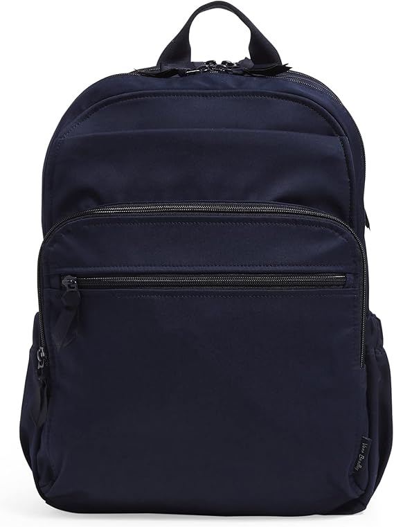 Vera Bradley Women's Cotton XL Campus Backpack for Everyday Use
