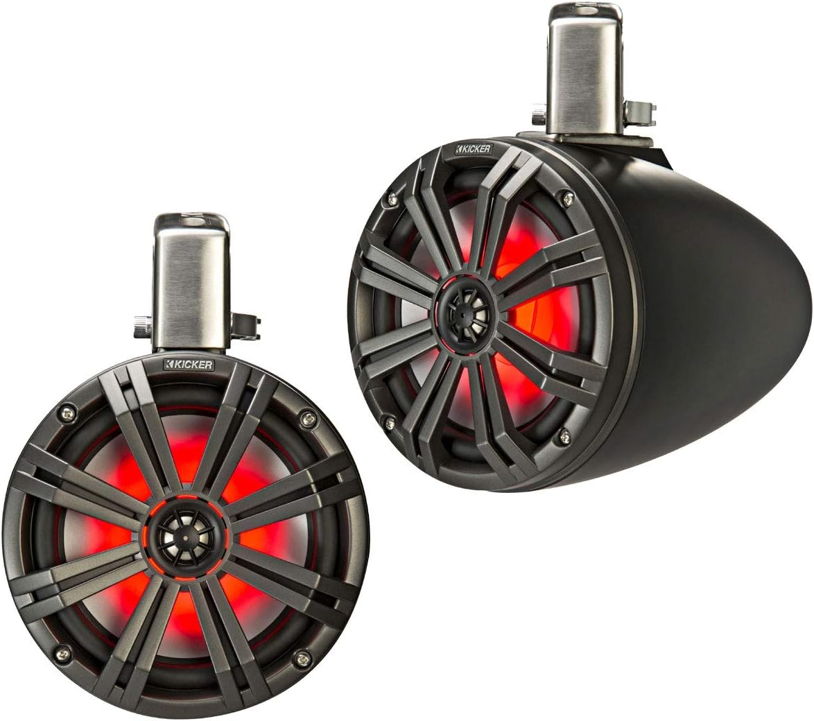 Enhanced Sound: Kicker 6.5 Marine Tower Speaker Pair
