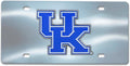 FANMATS Stainless Steel NCAA License Plate for Adults - Weatherproof