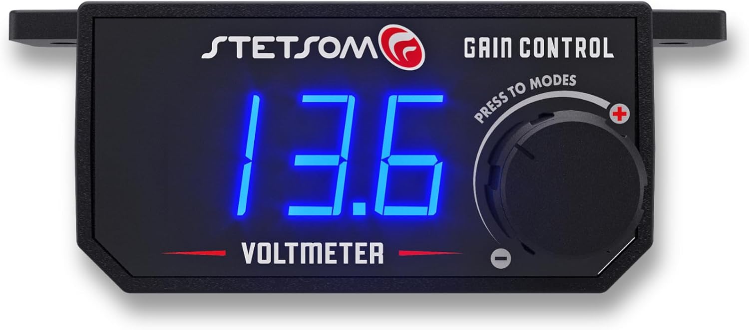 Stetsom 4in1 Universal Bass Knob with Voltmeter and More