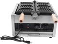 Double-Sided Mini Waffle Maker - Non-Stick & Efficient