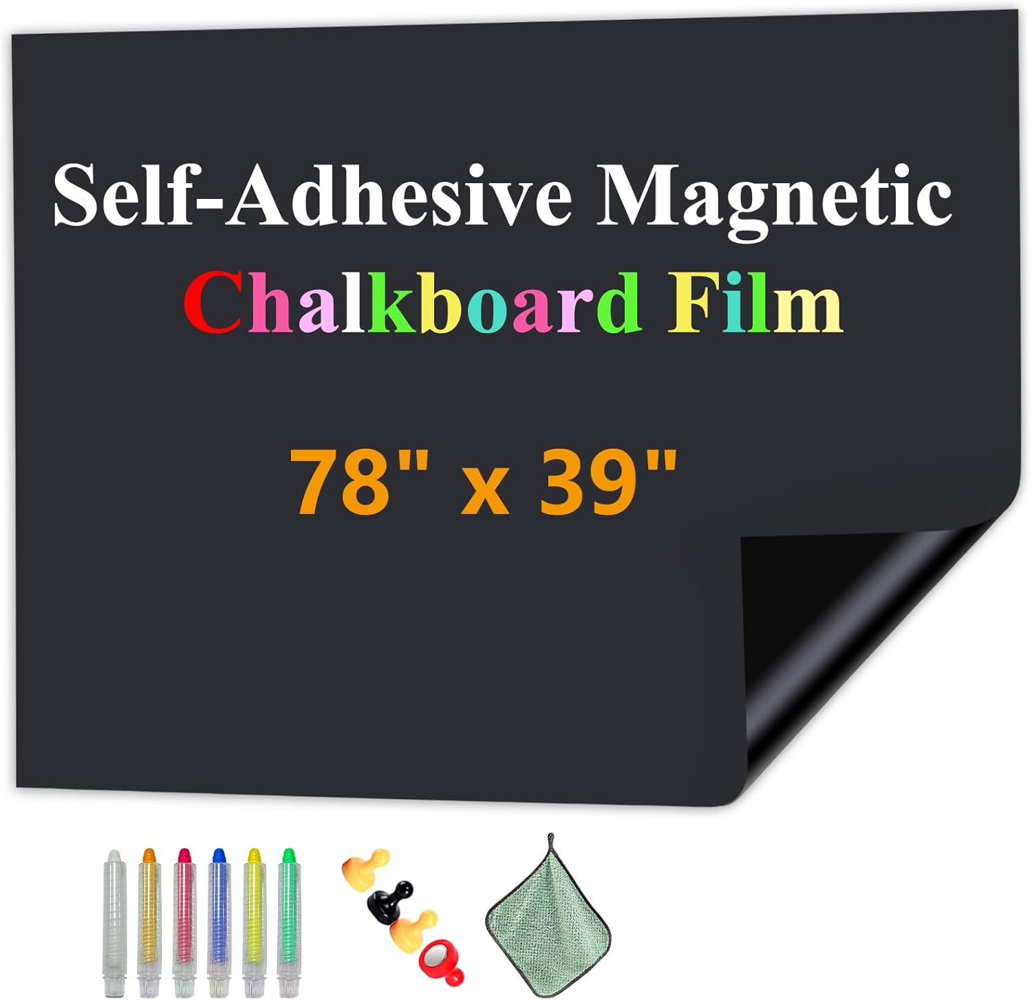 Magnetic Chalkboard Contact Paper for Home and Office Use