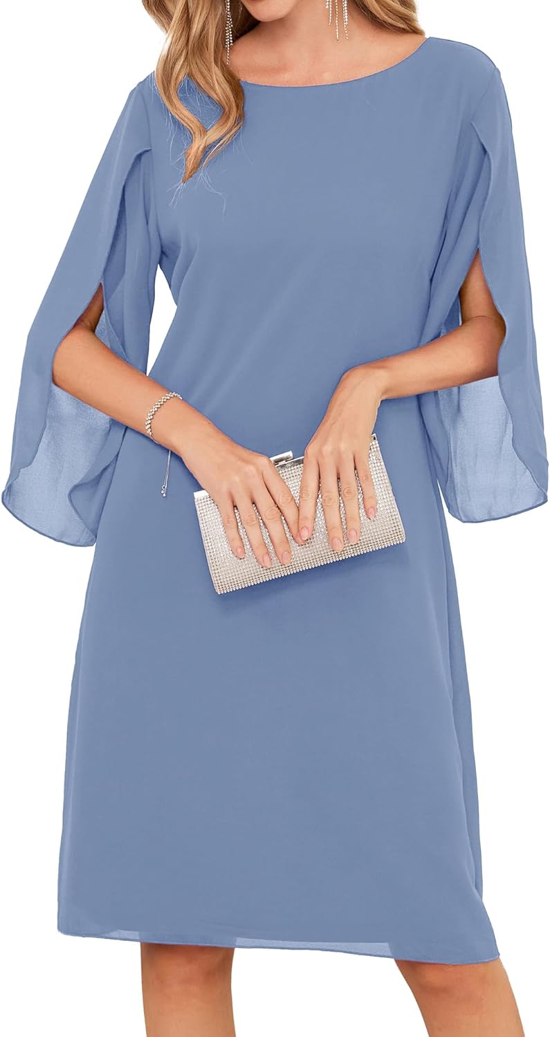 GRACE KARIN Womens Chiffon Dresses for Elegant Occasions