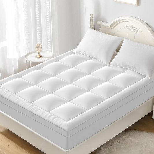 YUGYVOB King Mattress Topper - Extra Thick Cooling Comfort