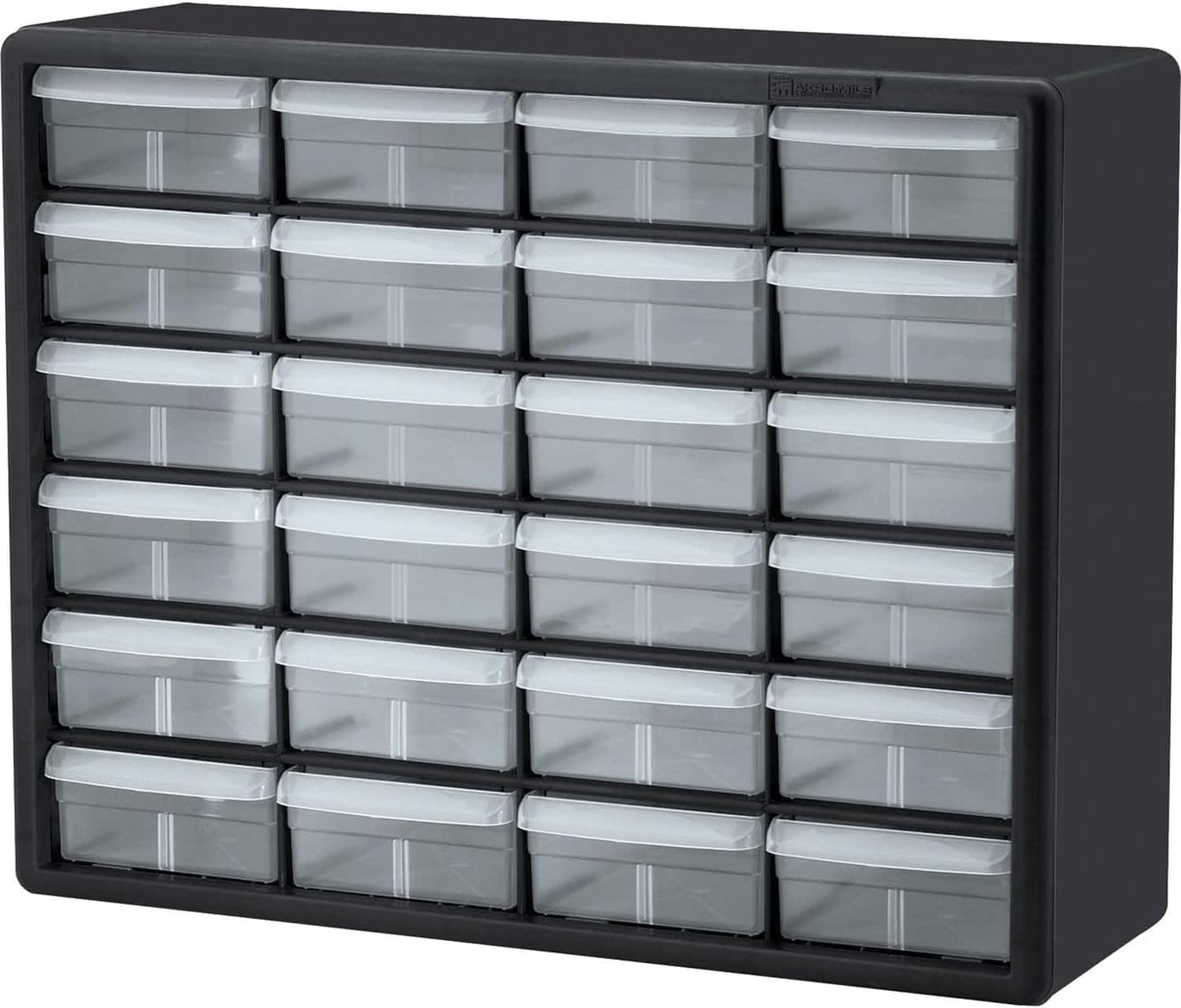 24-Drawer Plastic Storage Cabinet for Garage and Home Organization