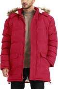 Winter Coats For Men Thicken Puffy Hooded Insulated Parka - Warm