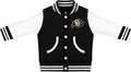College Baby Varsity Jacket Lightweight - Team Logo, Unisex Buttons