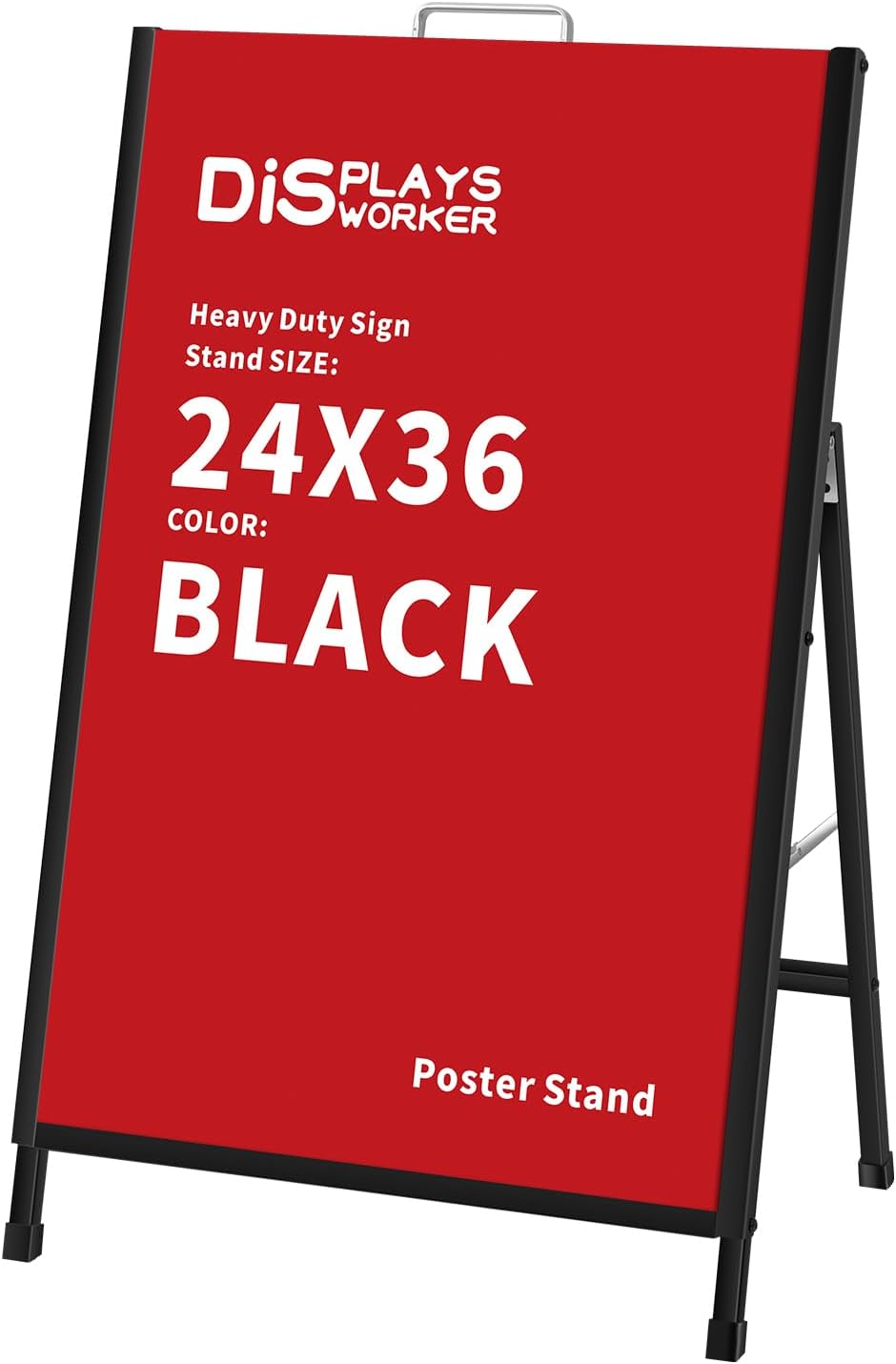 DISPLAYSWORKER Heavy Duty A-Frame Sidewalk Sign for Outdoor Use
