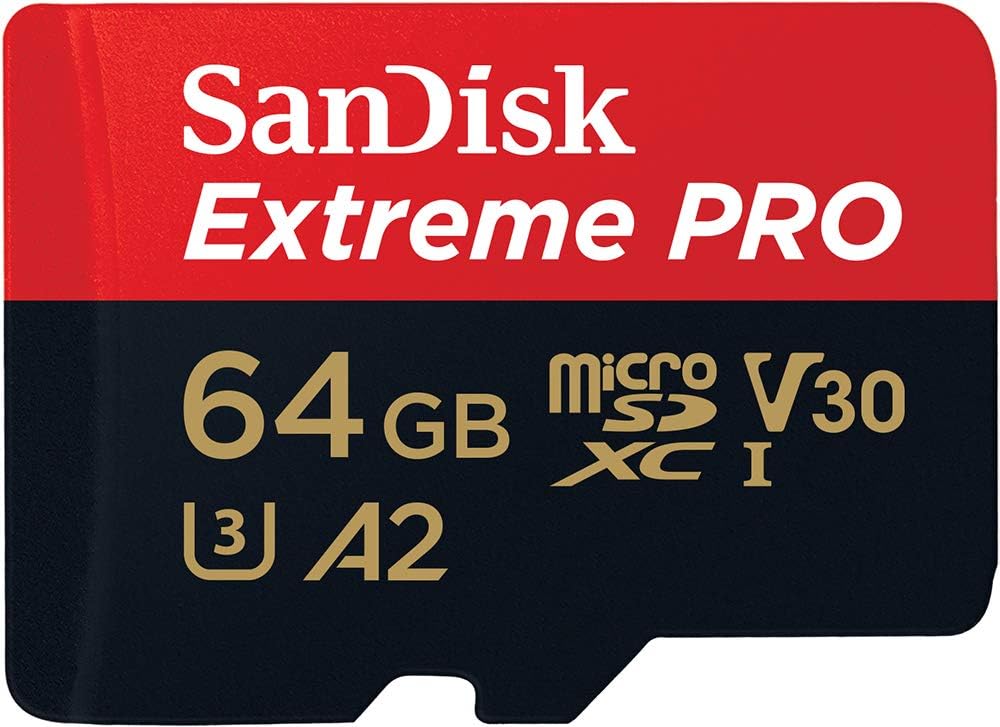 SanDisk 64GB Extreme PRO microSDXC Card - Speed up to 200 MB/s