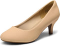 DREAM PAIRS Women's Comfortable Low Heel Dress Pumps for All-Day Wear