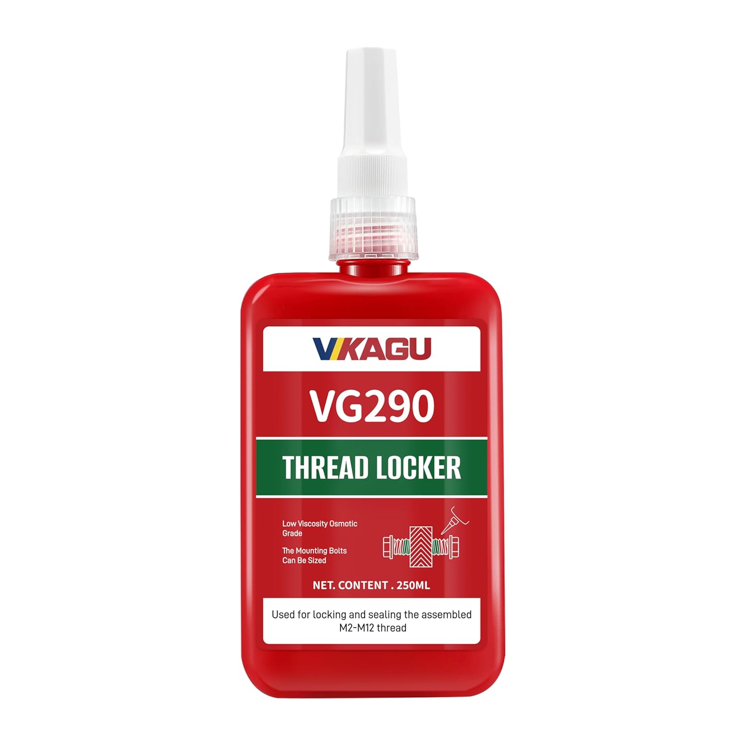 290 Green Penetrating Threadlocker for Reliable Fastening