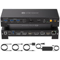 USB C KVM Docking Station Switch 3 Monitors 2 Computers - Triple