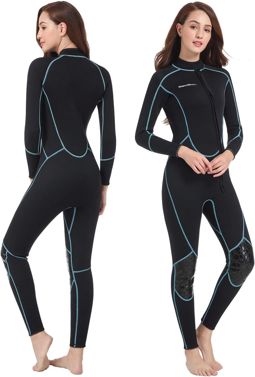 Seaskin Mens 3mm Shorty Wetsuit for Diving and Snorkeling