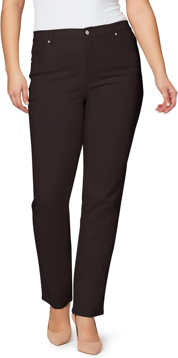 Gloria Vanderbilt Womens Amanda Classic High Rise Tapered Jean