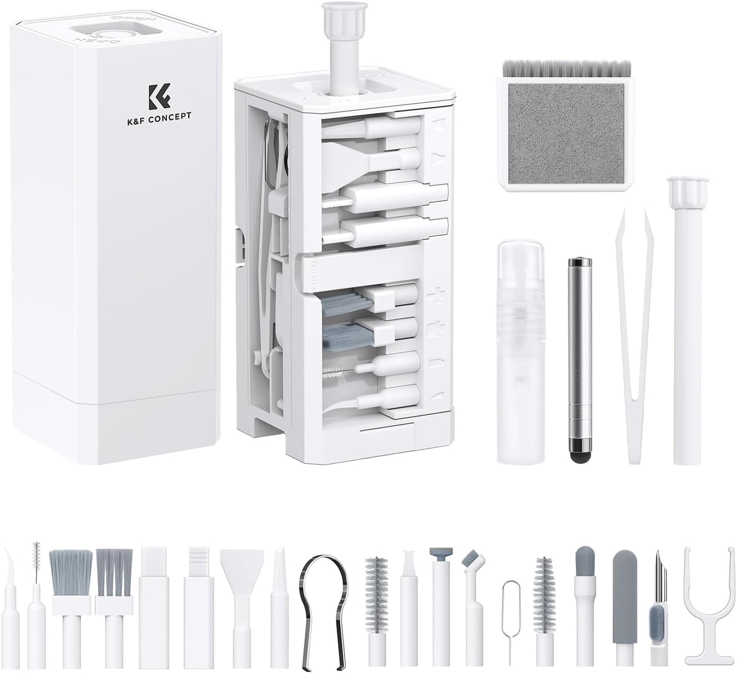 K&F Concept 32-in-1 Electronic Cleaner - Ultimate Device Care Kit