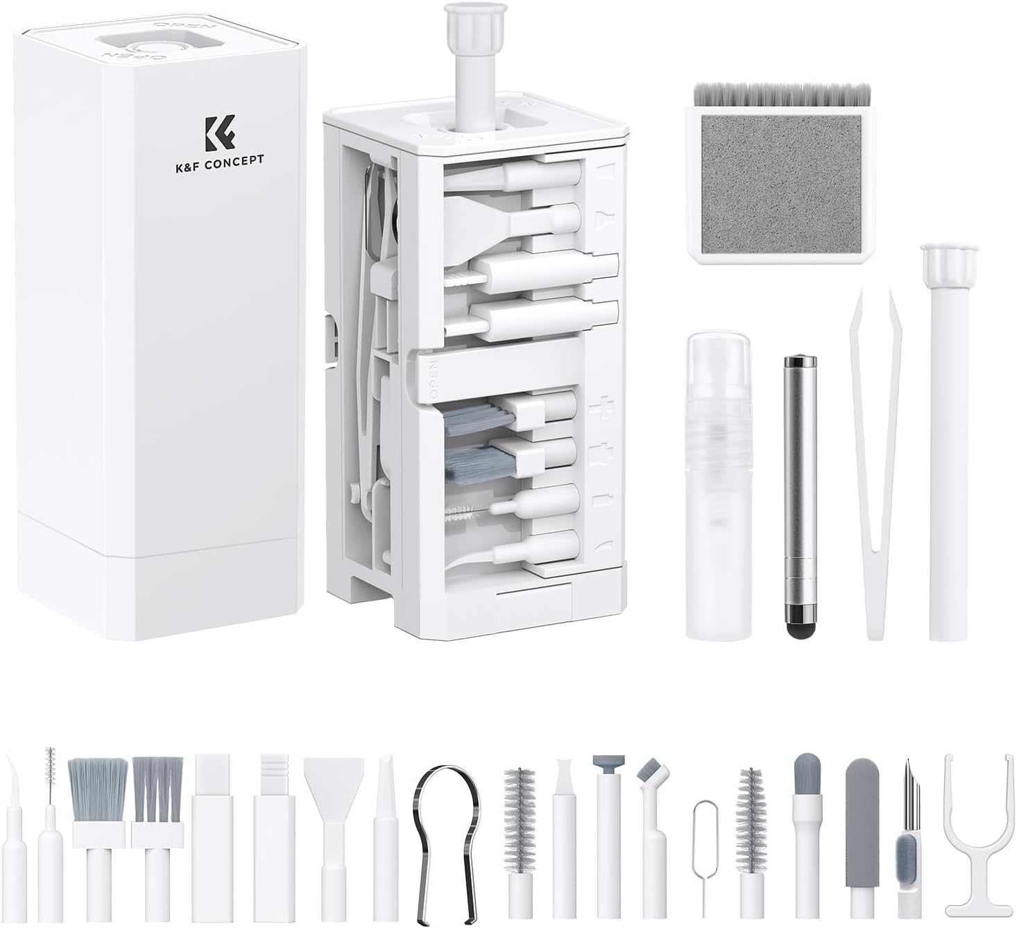 K&F Concept 32-in-1 Electronic Cleaner - Ultimate Device Care Kit