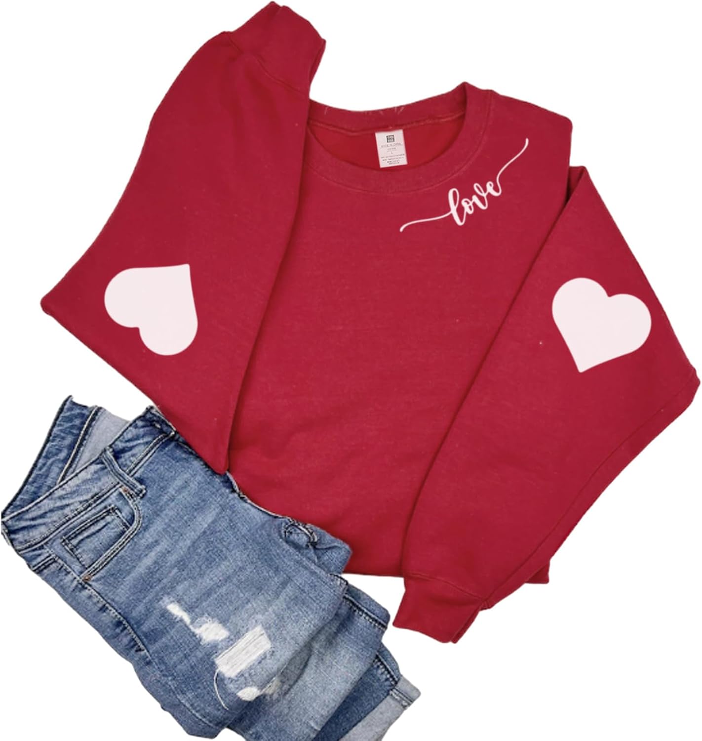 Pairxily Women's Love Graphic Sweatshirt