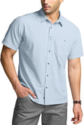 CQR Men's Short Sleeve Tactical Shirt - Breathable UPF (Style JFX1)