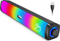 Computer Speakers for Desktop with RGB Lights - Clear 20W Sound
