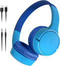 Belkin SoundForm Mini - Wireless Kids Headphones, Safe Volume, 30H Battery - Ideal for School