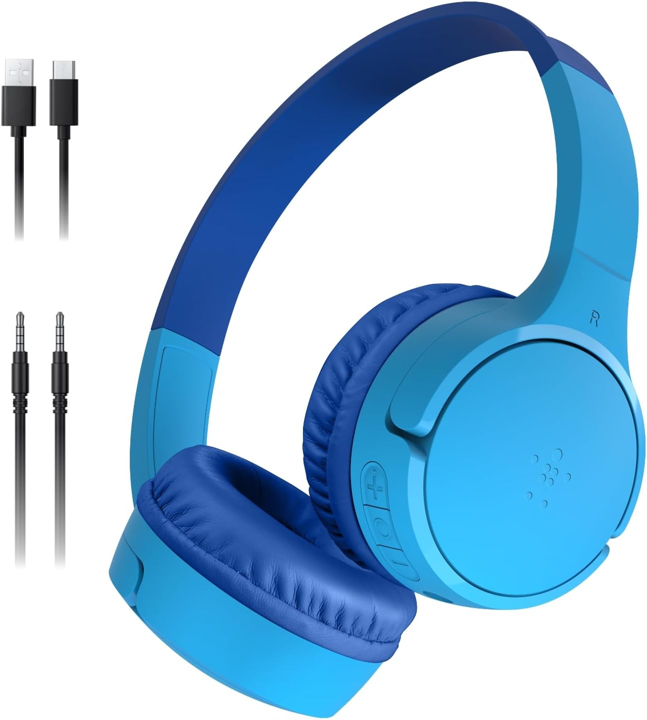 Belkin SoundForm Mini - Wireless Kids Headphones, Safe Volume, 30H Battery - Ideal for School