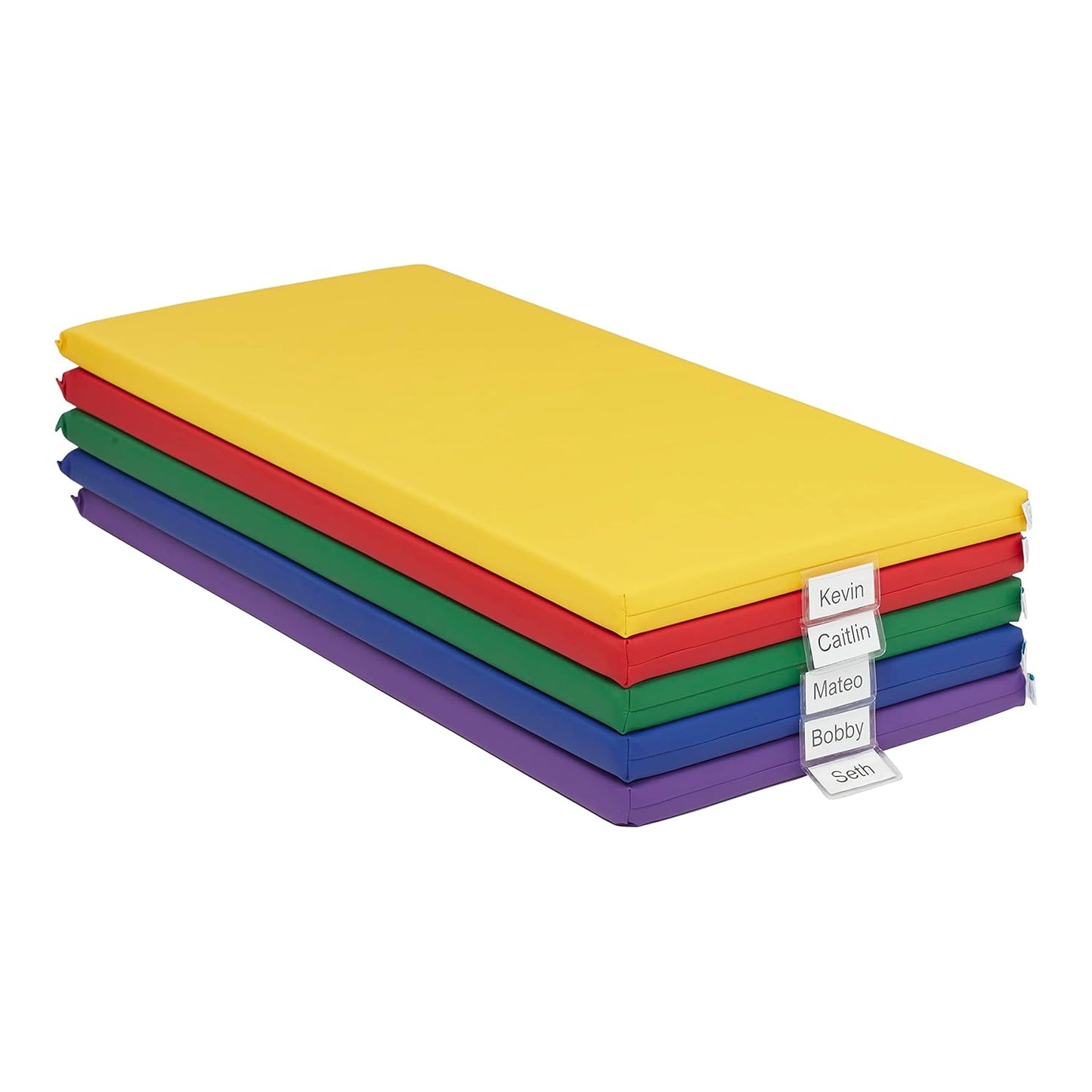 ECR4Kids SoftZone Rainbow Rest Mat Set for Kids Nap Time